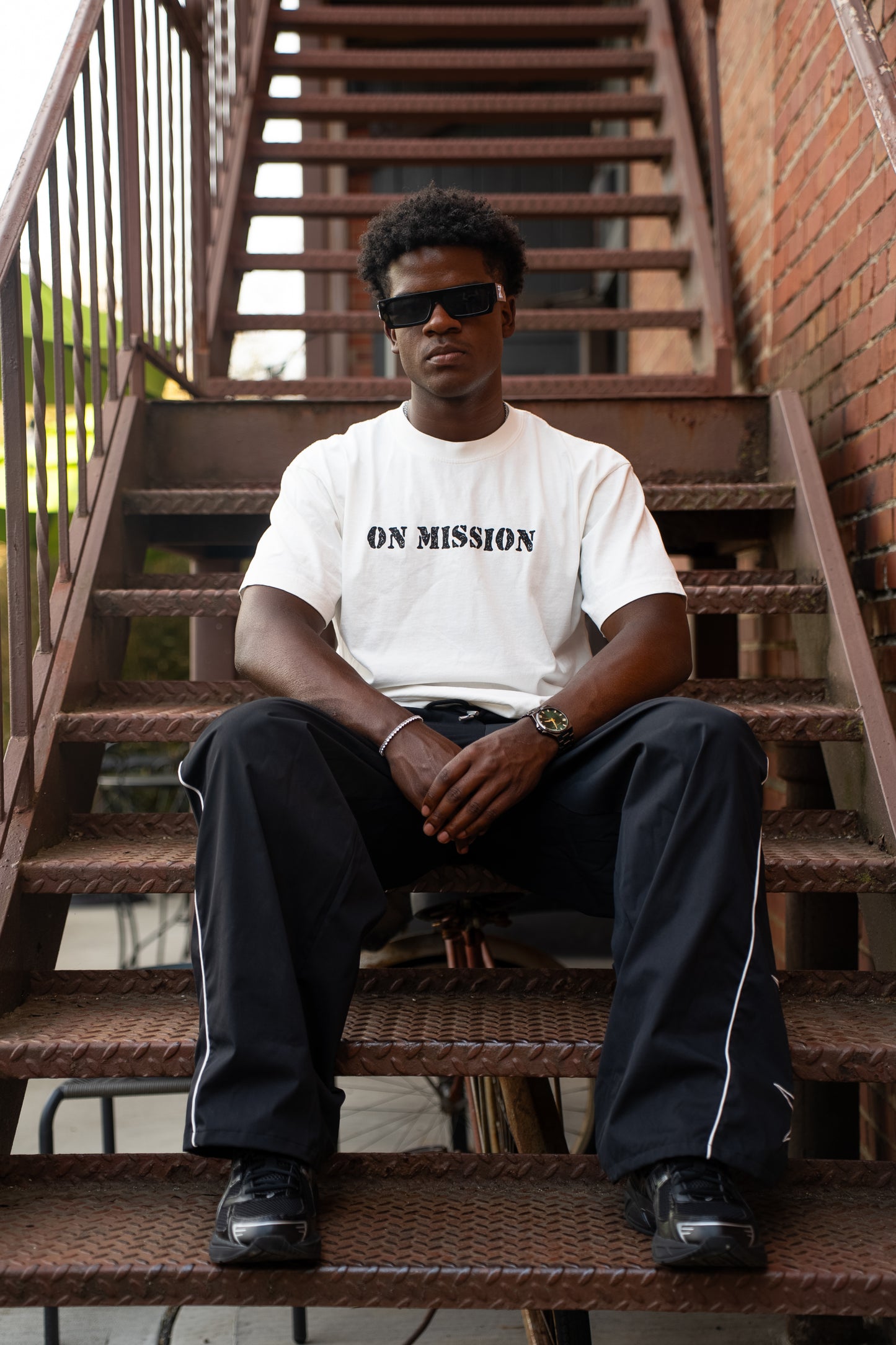 OM (White T-shirt)