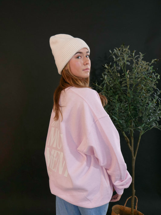 Isaiah 6:8 - Light Pink Crewneck